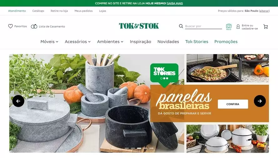 Cupom de Desconto Tok & Stok